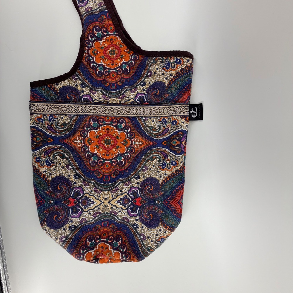 Ewedoos Boho Paisley Print‎ Tote Bag Shoulder Bag